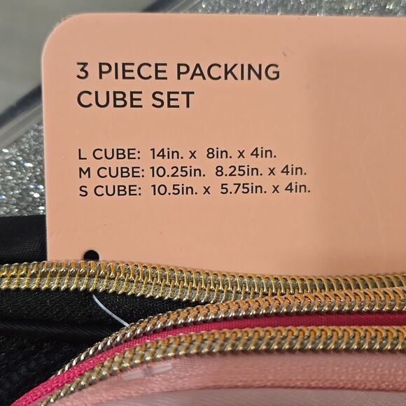 Juicy Couture "Go Couture Yourself," 3-PC Packing Cube Set - Picture 7 of 8